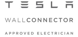 tesla wall connector approved electrician