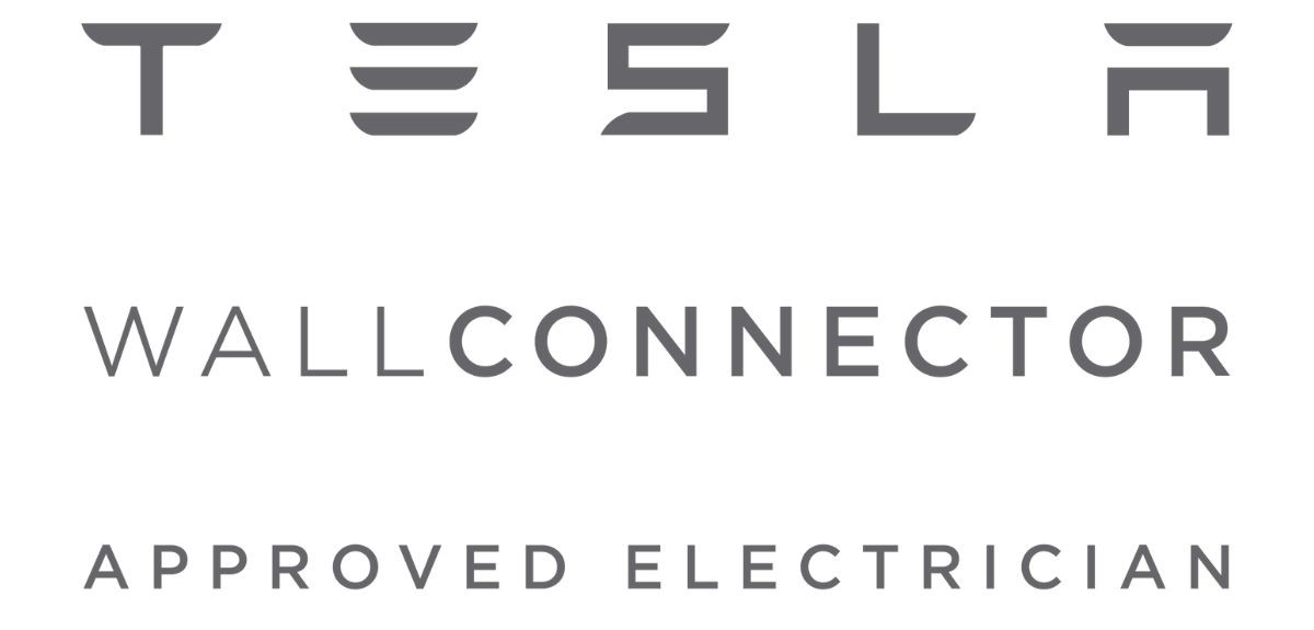 tesla wall connector approved electrician
